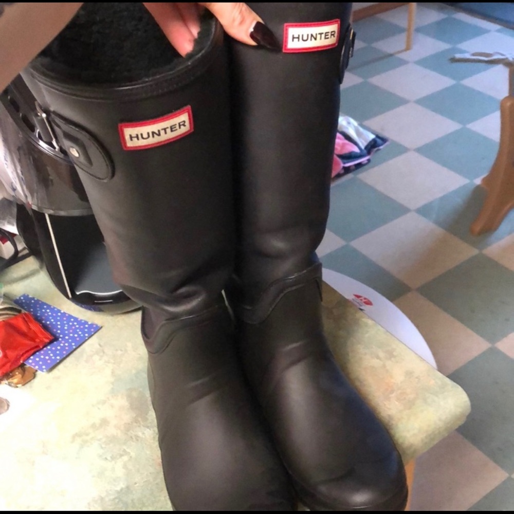 Hunter rain boots size 9